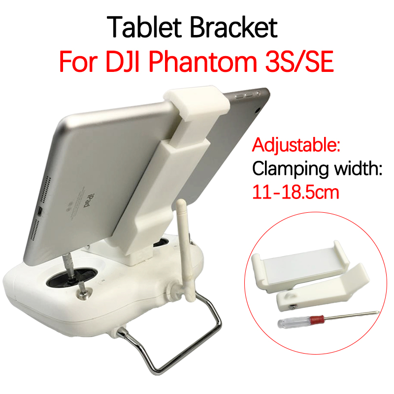 Drone Tablet Mount - リモコン付きドローン用タブレットホルダー,3s/se,調整可能なマウント,スタンドアクセサリ11〜18.5cm