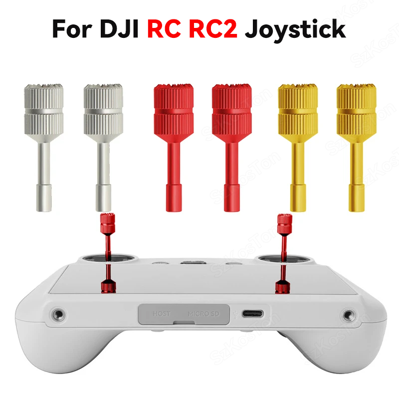 Drone Control Stick - 1 ペア DJI RC/RC 2 リモコン拡張ジョイスティックアルミ親指スティックロッカー