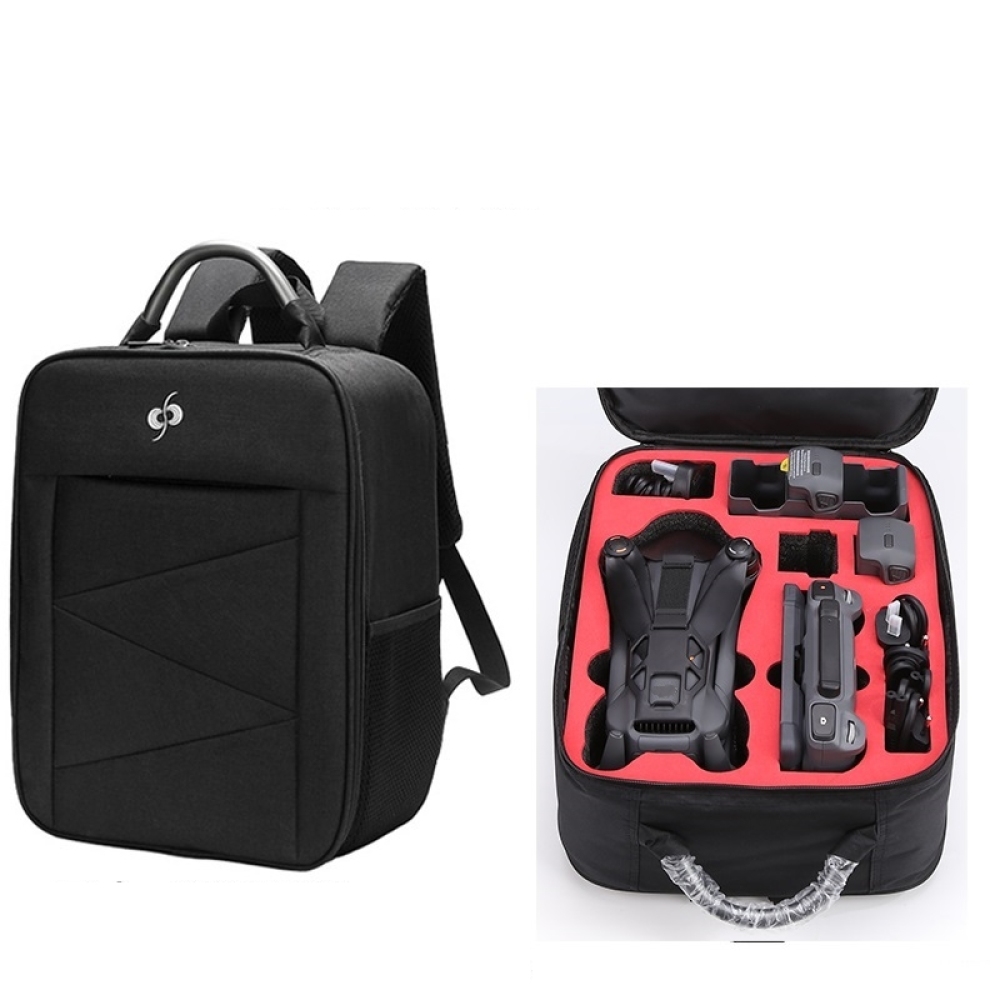 Drone Charging Hub - DJI Mavic 4 Pro用バックパックキャリングケース、RC PRO 2リモコン用トラベルショルダーバッグEVA保護カバー、充電ハブバッテリー