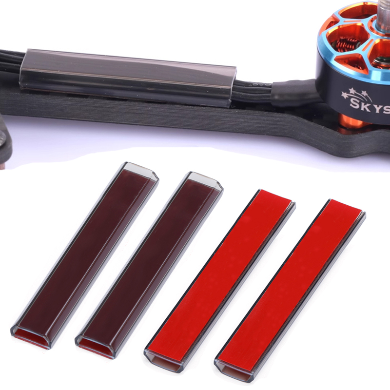 Drone Joystick Cover - 4 個 RC ブラシレスモーターワイヤーカバー保護チューブワイヤーシールドロング 45 ミリメートル
