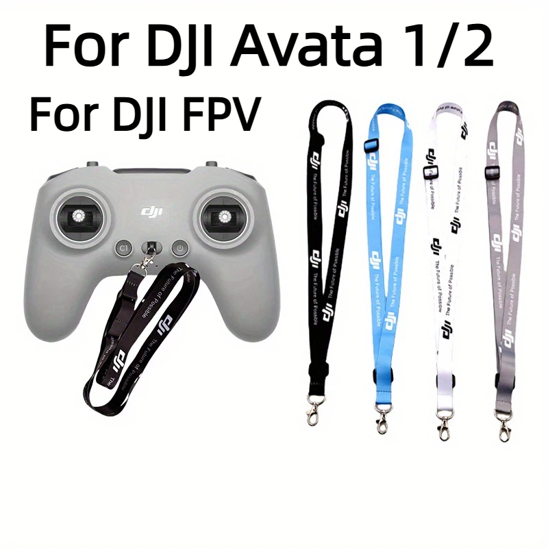 Drone Joystick Cover - ネックストラップストラップリモコン防塵保護カバー DJI FPV DJI Avata 1/2