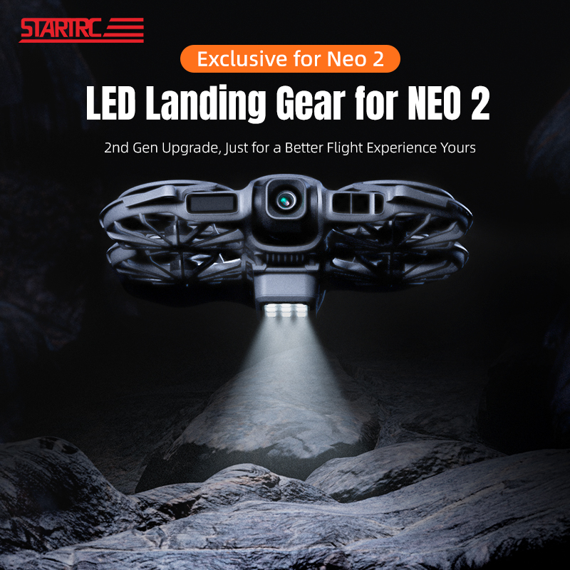 Drone Strobe Light - STARTRC LEDランディングギア DJI NEO 2ドローン用アクセサリー ランディングギア