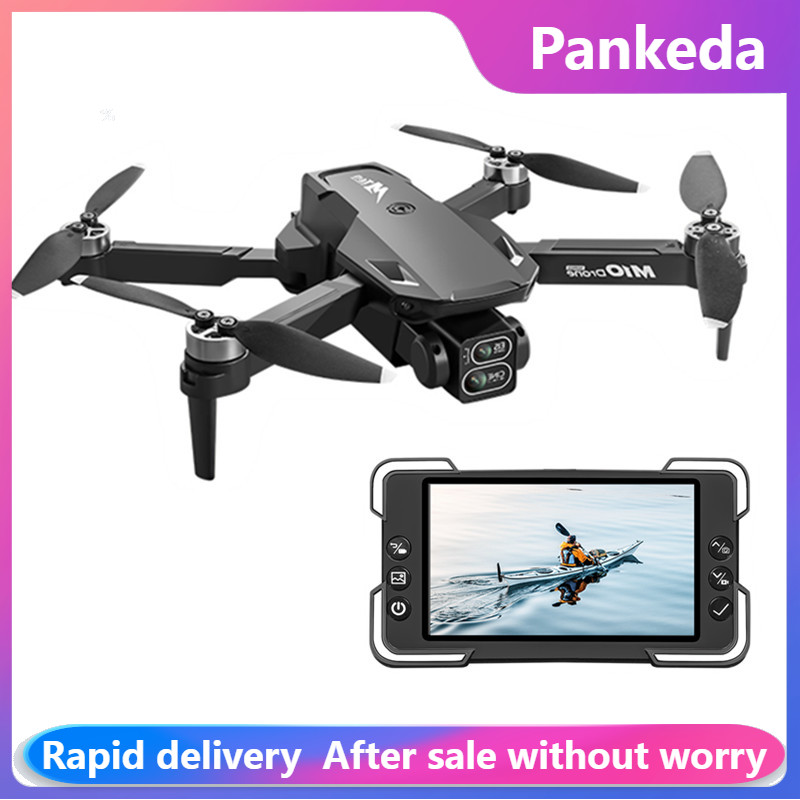 Drone Battery Adapter - M10カメラドローン、画面付きリモコン、デュアルカメラ、オプティカルフローポジショニング、2.4G RCクアッドコプター、ワンボタン離陸ドローン