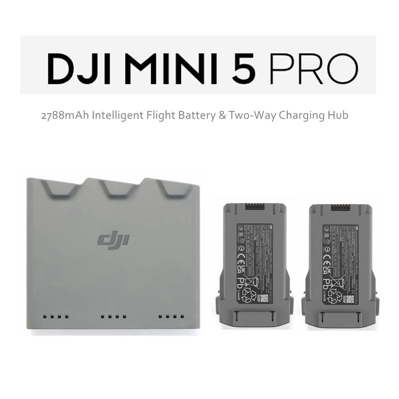 Drone Charging Hub - 純正2788mAh DJIドローンバッテリー 双方向充電ハブ充電器 DJI Mini 5