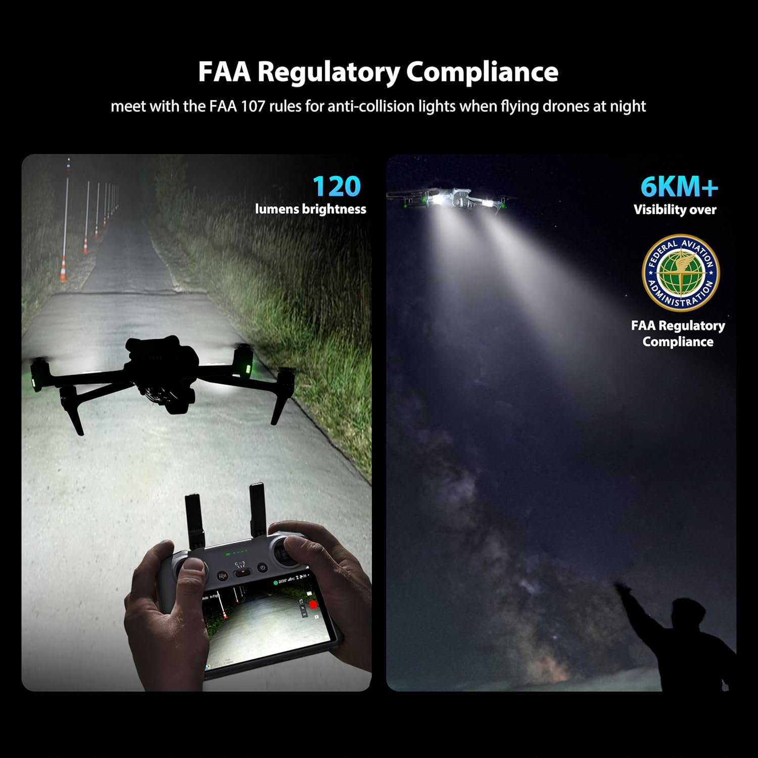 STARTRC ドローン ストロボライト 衝突防止ライト 充 - Drone Strobe Light のレビューと価格