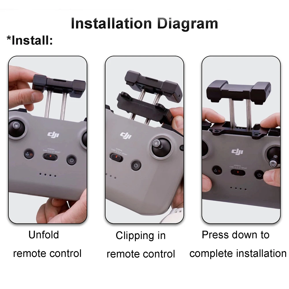 リモコンストラップストラップ 固定フック付き DJI Min - Drone Propeller Holder のレビューと価格