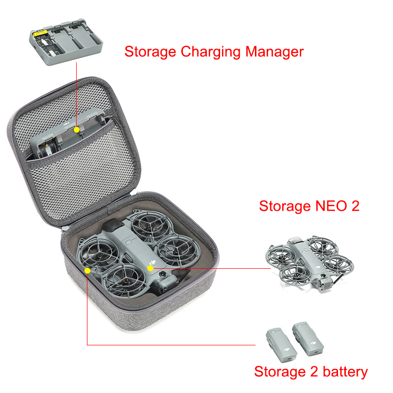 DJI Neo 2 RC N3 ドローンリモコンアクセサリー - Drone Hard Shell Case のレビューと価格
