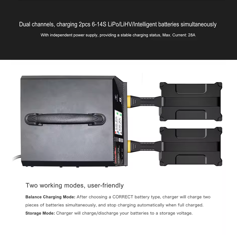 ウルトラパワーアップ2800-14S 2X1400W 28A - Drone Battery Charger のレビューと価格