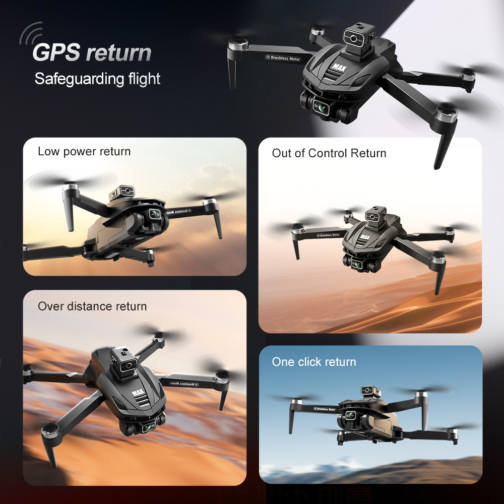 V168 PRO Max GPS ドローン 8K プロフェッ - Drone Power Bank のレビューと価格