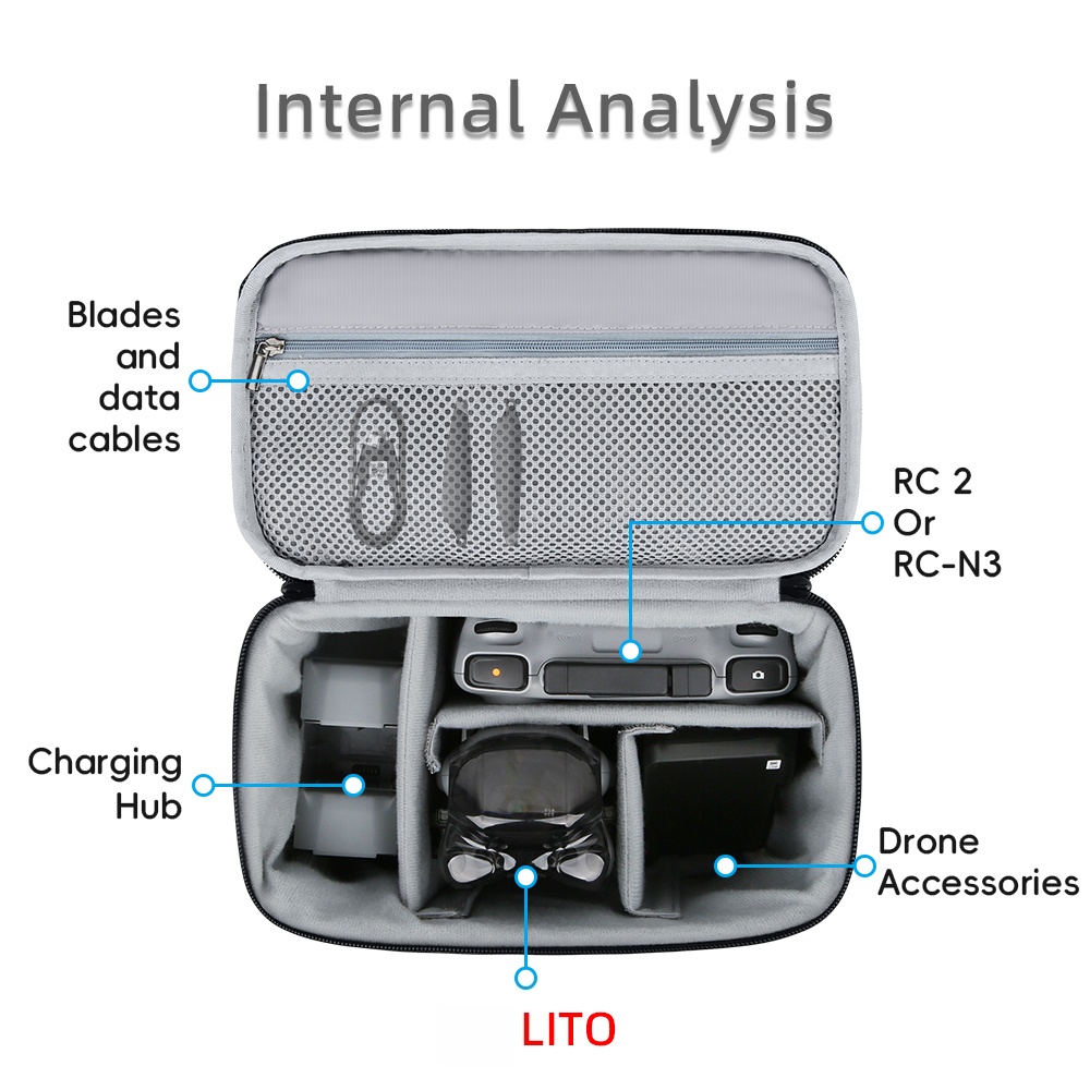 DJI Lito X1 / Lito 1 ドローン用キャリン - Drone Charging Hub のレビューと価格