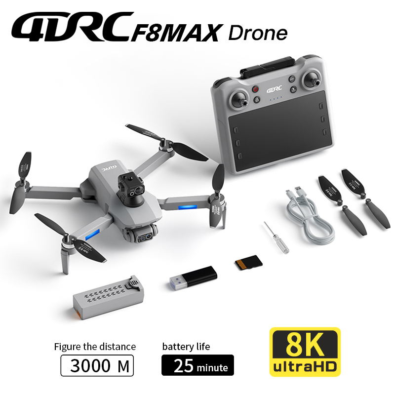 F8 MAX GPSドローン プロフェッショナル 8Kカメラ - Drone Controller Screen のレビューと価格