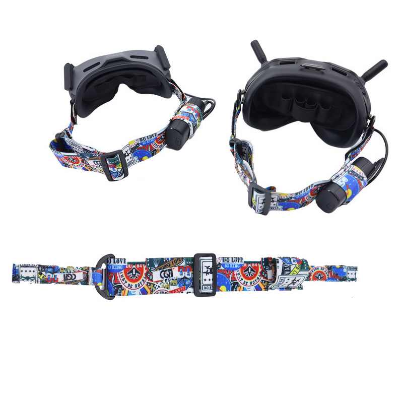 ジゴーグル用の伸縮性ストラップ付きヘッドバンド、2/fpvメ - Drone Neck Strap のレビューと価格