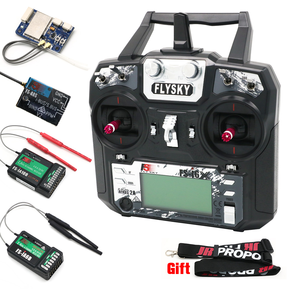 FLYSKY FS-i6X FS i6X 10CH 2.4G - Drone Battery Adapter のレビューと価格