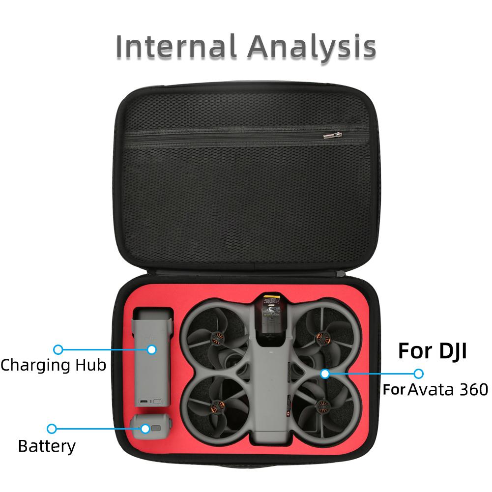 ポータブルキャリングボックス DJI Avata 360 モ - Drone Hard Shell Case のレビューと価格