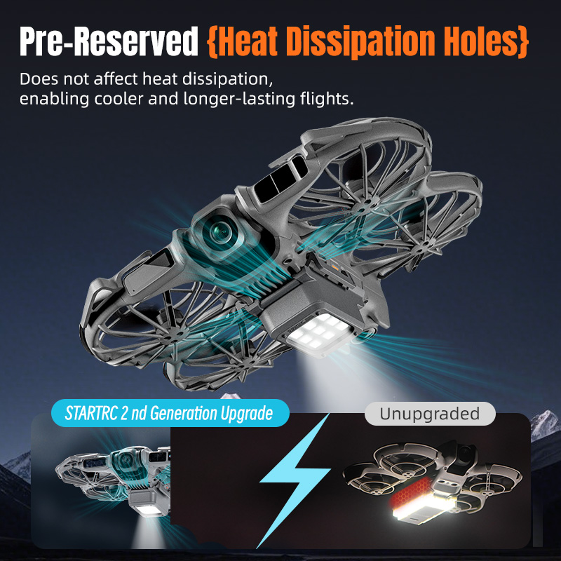 STARTRC LEDランディングギア DJI NEO 2ド - Drone Strobe Light のレビューと価格