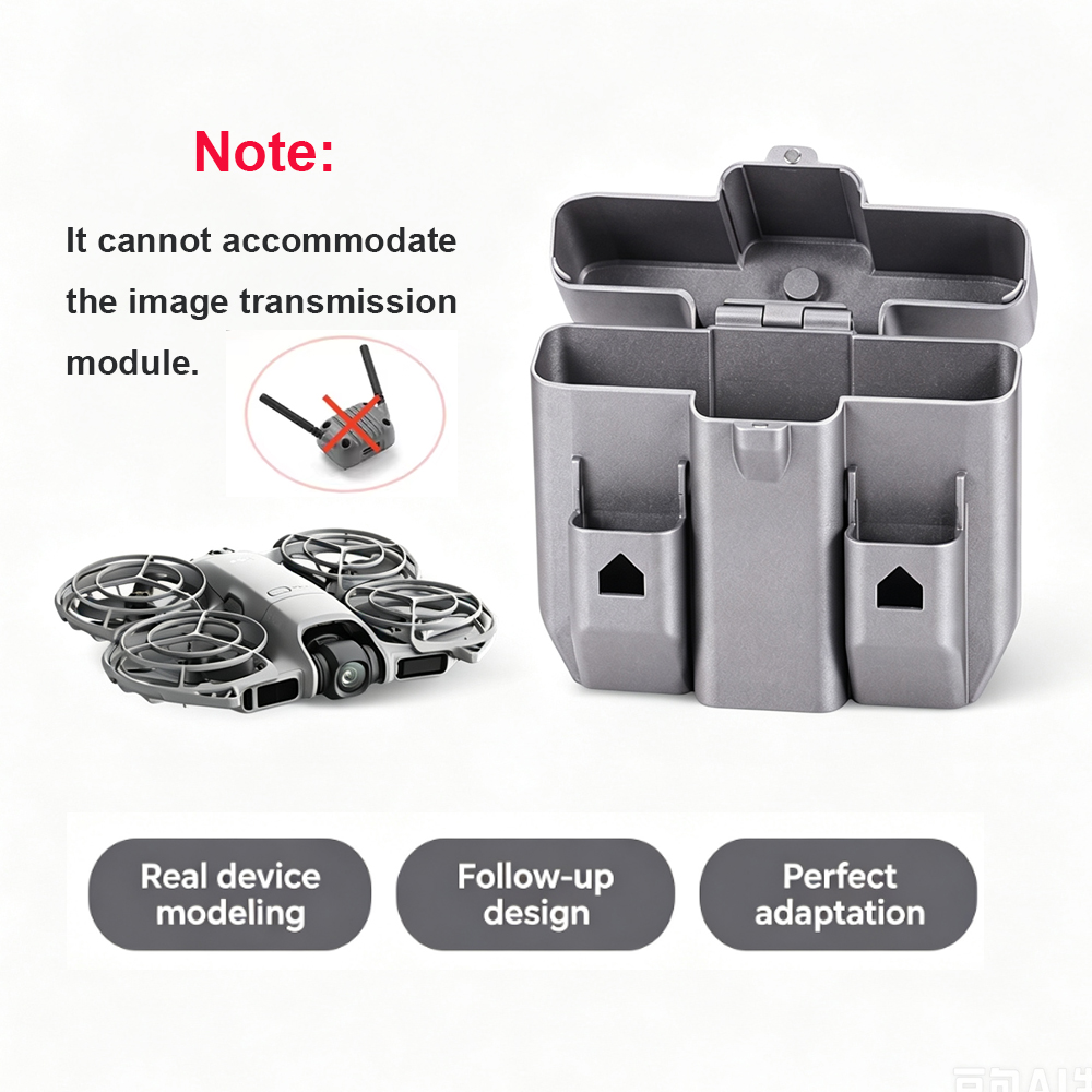 DJI NEO 2用ポータブルハードケースシェル磁気閉鎖保護 - Drone Hard Shell Case のレビューと価格